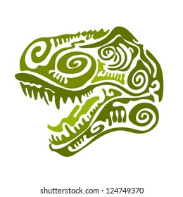 Tribal T-Rex Dinosaur