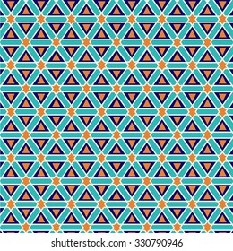 Antecedentes tribales. Diseño étnico. Papel mural geométrico moderno. Ilustración vectorial.