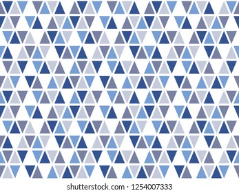 Tribal triangles grid mosaic tiles lines vector seamless pattern. Colorful triangles mosaic geometric background. Stylish triangular shapes grid. Geometric polygon elements ethnic print.