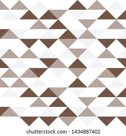 Tribal triangles grid mosaic tiles lines vector seamless pattern. Colorful triangles mosaic geometric background. Modern triangular shapes grid. Geometric polygon elements graphic design.