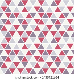 Tribal triangles grid mosaic tiles lines vector seamless pattern. Colorful triangles mosaic geometric background. Modern triangular shapes grid. Geometric polygon elements graphic design