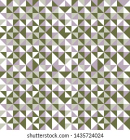 Tribal triangles grid mosaic tiles lines vector seamless pattern. Colorful triangles mosaic geometric background. Modern triangular shapes grid. Geometric polygon elements graphic design