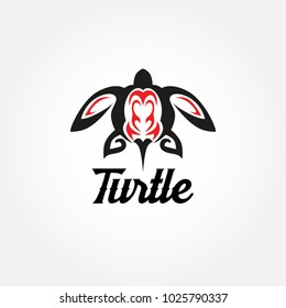 Tribal Turtle Tattoo Logo Sign Symbol Icon