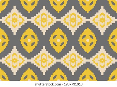 tribal uzbek suzani design, ceramic tiles pattern. Arabic tile texture with geometric and floral ornaments. Decorative elements for textile, book covers, print, gift wrap. Vintage boho style.