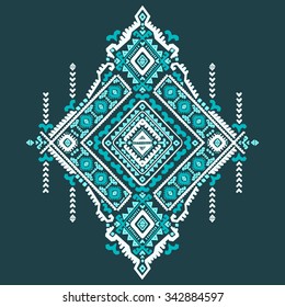 Tribal vector ethnic Mexican,  African ornament