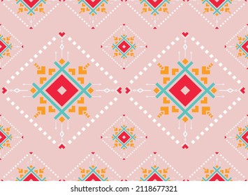 tribal vector geometric pattern texture seamless pattern aztec style tribal embroidery indian mexican indigenous pattern