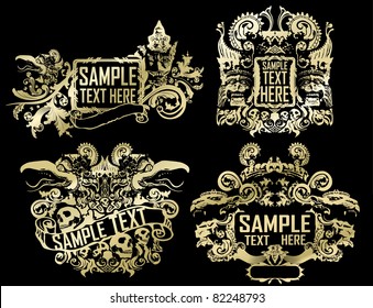 tribal vector golden set