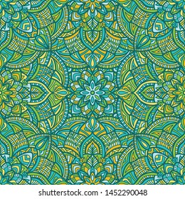 Tribal vector mandala. Vintage design for printing. Hand drawn background.