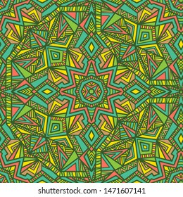 Tribal vector mandala. Vintage design for printing. Hand drawn background.