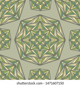 Tribal vector mandala. Vintage design for printing. Hand drawn background.