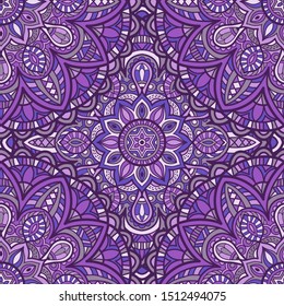 Tribal vector mandala. Vintage design for printing. Hand drawn background.