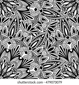 Tribal vector mandala. Vintage design for printing. Hand drawn background. Islam, Arabic, Indian, ottoman oriental ornament.