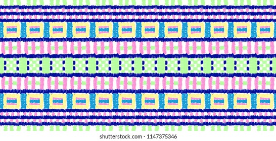 Tribal vector ornament. Seamless African pattern. Ethnic carpet with chevrons. Aztec style. Geometric mosaic on the tile, majolica. Ancient interior. Modern rug. Geo print on textile. Kente Cloth.