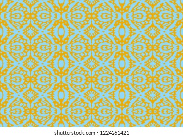 Tribal vector ornament. Seamless African pattern. Ethnic carpet with chevrons and strips. Aztec style. Geometric striped pattern. Ancient interior. Modern rug. Geo print on textile. Vintage fabric.