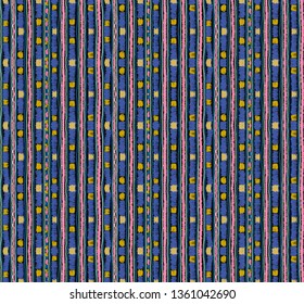 Tribal vector ornament. Seamless African pattern. Ethnic carpet with chevrons. Aztec style. Geometric mosaic on the tile, majolica. Ancient interior. Modern rug. Geo print on textile. Kente Cloth.