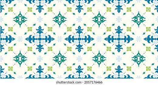 Tribal vector ornament. Seamless African pattern. Ethnic carpet with chevrons. Aztec style. Geometric mosaic on the tile, majolica. Ancient interior. Modern rug. Geo print on textile. Kente Cloth.