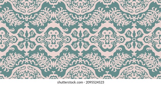 Tribal vector ornament. Seamless African pattern. Ethnic carpet with chevrons. Aztec style. Geometric mosaic on the tile, majolica. Ancient interior. Modern rug. Geo print on textile. Kente Cloth.