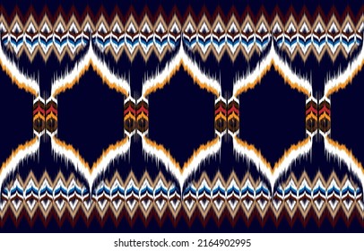 Tribal vector ornament. Seamless African pattern. Ethnic carpet with chevrons. 
Aztec style. Geometric mosaic on the tile, majolica. Ancient interior. 
Modern rug. Geo print on textile. Kente Cloth.
