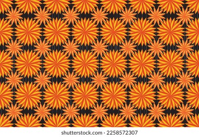 Tribal vector ornament. Seamless African pattern. Ethnic carpet with chevrons. Aztec style. Geometric mosaic on the tile, majolica. Ancient interior. Modern rug. Geo print on textile. Kente Cloth.