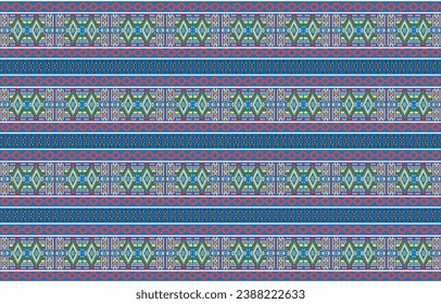 Tribal vector ornament. Seamless African pattern. Ethnic carpet with chevrons. Aztec style. Geometric mosaic on the tile, majolica. Ancient interior. Modern rug. Geo print on textile. Kente Cloth.
