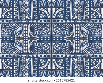 Tribal vector ornament. Seamless African pattern. Ethnic carpet with chevrons. Aztec style. Geometric mosaic on the tile, majolica. Ancient interior. Modern rug. Geo print on textile. Kente Cloth.