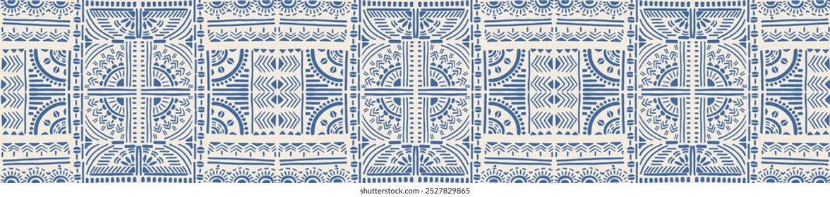 Tribal vector ornament. Seamless African pattern. Ethnic carpet with chevrons. Aztec style. Geometric mosaic on the tile, majolica. Ancient interior. Modern rug. Geo print on textile. Kente Cloth.