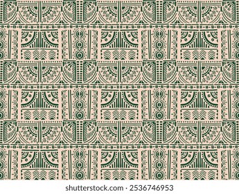 Tribal vector ornament. Seamless African pattern. Ethnic carpet with chevrons. Aztec style. Geometric mosaic on the tile, majolica. Ancient interior. Modern rug. Geo print on textile. Kente Cloth.
