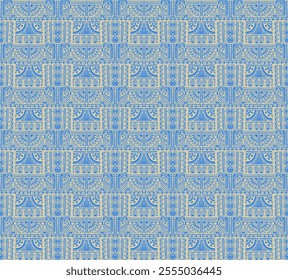 Tribal vector ornament. Seamless African pattern. Ethnic carpet with chevrons. Aztec style. Geometric mosaic on the tile, majolica. Ancient interior. Modern rug. Geo print on textile. Kente Cloth.