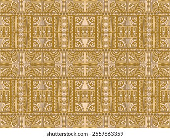 Tribal vector ornament. Seamless African pattern. Ethnic carpet with chevrons. Aztec style. Geometric mosaic on the tile, majolica. Ancient interior. Modern rug. Geo print on textile. Kente Cloth.