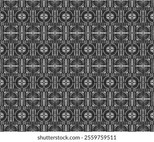 Tribal vector ornament. Seamless African pattern. Ethnic carpet with chevrons. Aztec style. Geometric mosaic on the tile, majolica. Ancient interior. Modern rug. Geo print on textile. Kente Cloth.