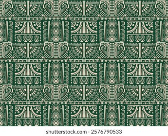 Tribal vector ornament. Seamless African pattern. Ethnic carpet with chevrons. Aztec style. Geometric mosaic on the tile, majolica. Ancient interior. Modern rug. Geo print on textile. Kente Cloth.