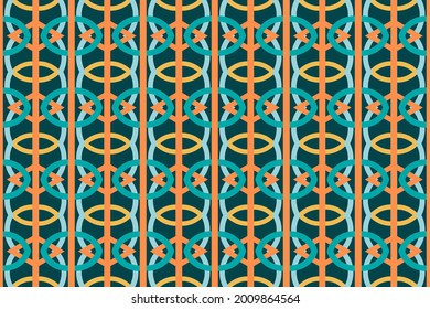 Tribal vector ornament seamless pattern design for fabric, wallpaper,textile, web, wrapping, ethnic theme, border ornament.