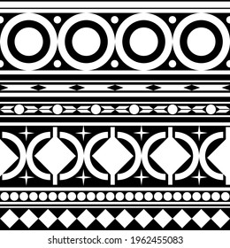 Tribal Vector Pattern Seamless Background. This pattern great for tshirt, apron design, textile, shoes, bottle design, bag design, pillow design, etc.