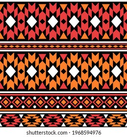 Tribal Vector Pattern Seamless Background. This pattern great for tshirt, apron design, textile, shoes, bottle design, bag design, pillow design, etc.