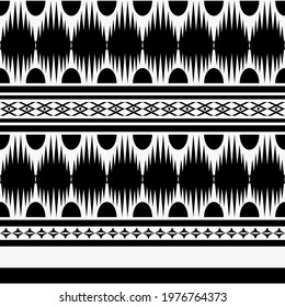 Tribal Vector Pattern Seamless Background. This pattern great for tshirt, apron design, textile, shoes, bottle design, bag design, pillow design, etc.