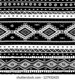 Tribal Vector Seamless Background.