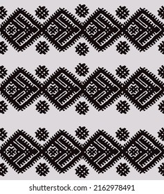 Tribal vector seamless background. illustration