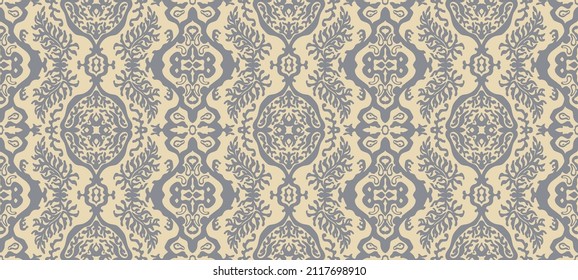 Tribal vector seamless Navajo pattern. Hand drawn abstract background.