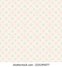Tribal vector seamless Navajo pattern. Hand drawn abstract background. Geometric damascus ornament. Ikat border. Ethnic embroidery with leaves and monograms. Tribal vector texture. Seamless folk patte