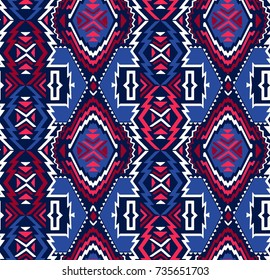 tribal vector seamless pattern. abstract geometric art print. ethnic backdrop. Wallpaper, cloth design, fabric, paper, cover, textile, weave, wrapping.