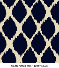 Tribal vector seamless pattern. Hand drawn abstract background. Isolated on white background.
