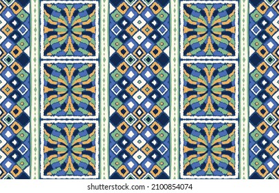 Tribal vector seamless pattern. Hand drawn abstract background.