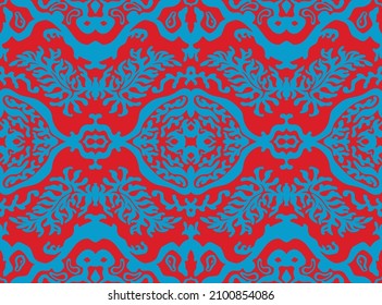 Tribal vector seamless pattern. Hand drawn abstract background.