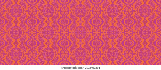 Tribal vector seamless pattern. Hand drawn abstract background.
