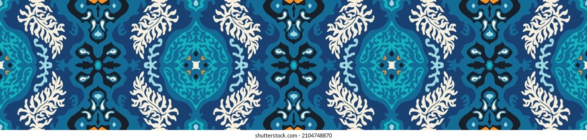 Tribal vector seamless pattern. Hand drawn abstract background. Folk stripes and diamonds