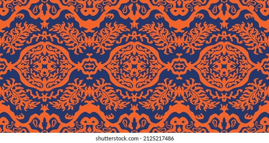Tribal vector seamless pattern. Hand drawn abstract background.