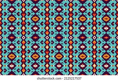 Tribal vector seamless pattern. Hand drawn abstract background.
