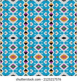 Tribal vector seamless pattern. Hand drawn abstract background.