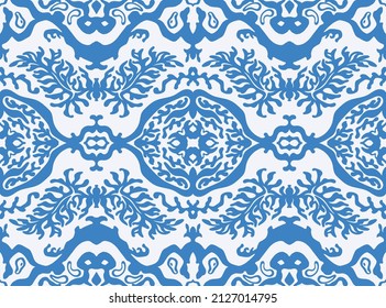 Tribal vector seamless pattern. Hand drawn abstract background.