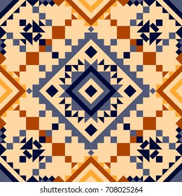 Tribal vector seamless pattern set. Aztec fancy abstract geometric art print. Ethnic hipster backdrop. Wallpaper, cloth design, fabric, paper, cover, textile design template.
